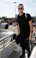 Blake Griffin Going Up a Ramp at China Airport 2015