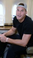 Blake Griffin Inside Airplane to China 2015 Wearing Wilson Wristband