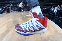Close-up of Chris Paul's CP3 Basketball Shoes and Socks