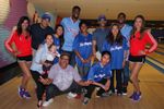Clipper fans group pic with Reggie Bullock Chris Paul Basketbowl 2014