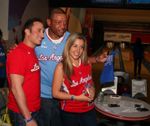 Doc Rivers picture with two Clipper fans at Basketbowl 2014