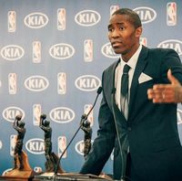 Jamal Crawford Accepting his 6th Man of the Year Award 2016