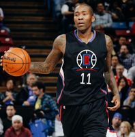Jamal Crawford in Clippers Hollywood Black Jersey Dribbles the Ball 2016