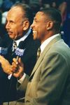Ralph Lawler with Doc Rivers as analyst back in late 1990s